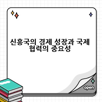 신흥국의 경제 성장과 국제 협력의 중요성