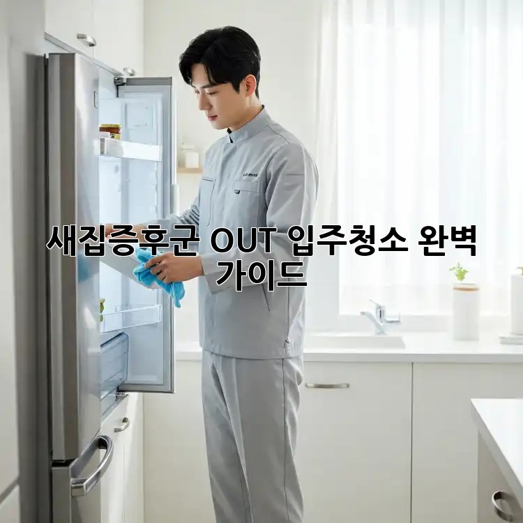새집증후군 OUT! 입주청소 완벽 가이드