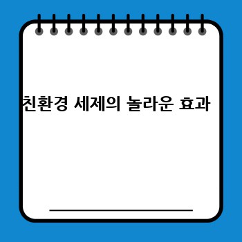 친환경 세제의 놀라운 효과 