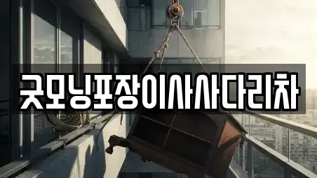 굿모닝포장이사사다리차