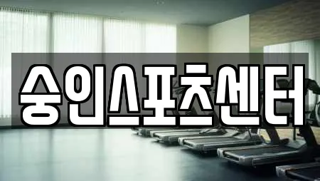 숭인스포츠센터