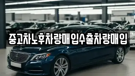 중고차노후차량매입수출차량매입