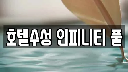 호텔수성 인피니티 풀