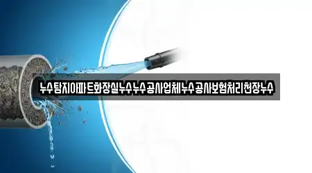 누수탐지아파트화장실누수누수공사업체누수공사보험처리천장누수