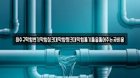 하수구막힘변기막힘싱크대막힘씽크대막힘뚫기뚫음뚫어주는곳비용