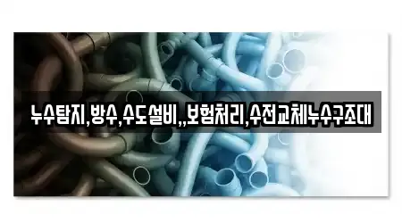 누수탐지,방수,수도설비,,보험처리,수전교체누수구조대