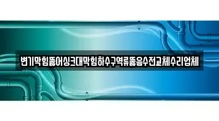 변기막힘뚫어싱크대막힘하수구역류뚫음수전교체수리업체