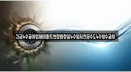 긴급누수공사업체아파트천장화장실누수탐지전문수도누수방수공사