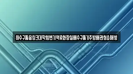 수원시 우만동에서 확인한 하수구뚫음,변기막힘,변기뚫음,누수,싱크대뚫음 5곳