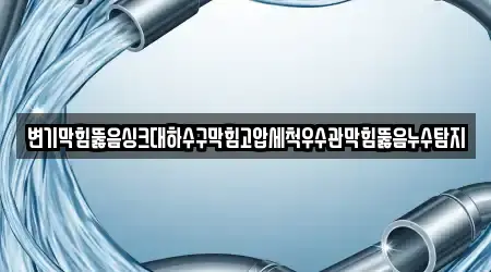 변기막힘뚫음싱크대하수구막힘고압세척우수관막힘뚫음누수탐지