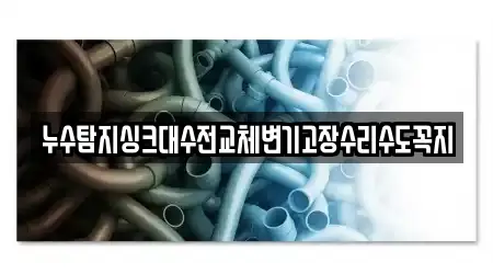 누수탐지싱크대수전교체변기고장수리수도꼭지