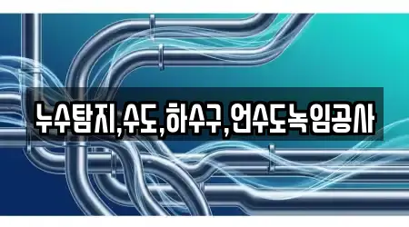 누수탐지,수도,하수구,언수도녹임공사