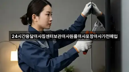 24시간용달이사짐센터보관이사원룸이사포장이사가전매입