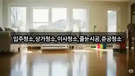 입주청소,상가청소,이사청소,줄눈시공,준공청소