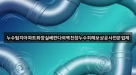 누수탐지아파트화장실베란다외벽천장누수피해보상공사전문업체