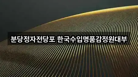 분당정자전당포 한국수입명품감정원대부
