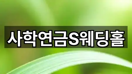 사학연금S웨딩홀