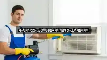 시스템에어컨청소,삼성드럼통돌이세탁기분해청소,건조기분해세척