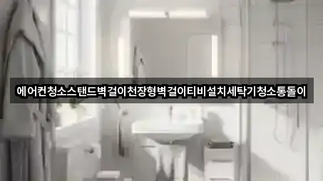 에어컨청소스탠드벽걸이천장형벽걸이티비설치세탁기청소통돌이