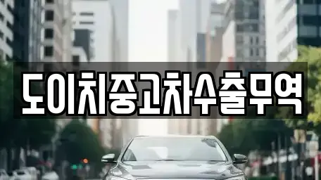 강원특별자치도 삼척시 도경동 중고차 전문 도이치중고차수출무역