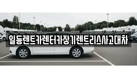 경기 군포시 도마교동 렌트카 전문 일등렌트카렌터카장기렌트리스사고대차