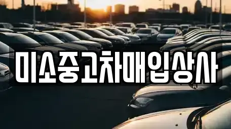 경기 양평군 중고차 전문 미소중고차매입상사