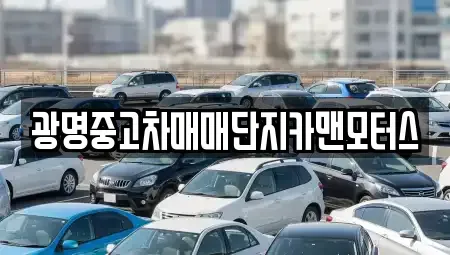 경기도 광명시 중고차 전문 광명중고차매매단지카맨모터스