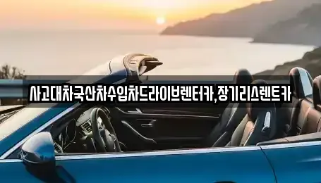 경기도 시흥시 계수동 장기렌트카 전문 사고대차국산차수입차드라이브렌터카,장기리스렌트카