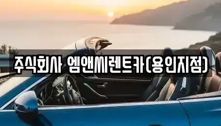 경기도 용인시 처인구 남사읍 렌트카 전문 주식회사 엠앤씨렌트카(용인지점)