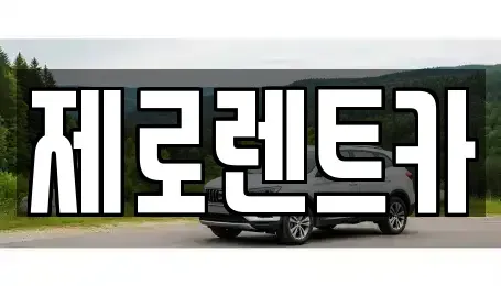 경남 창원시 마산합포구 진전면 렌트카 전문 제로렌트카