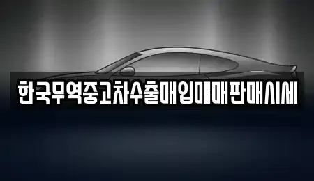 경남 함안군 군북면 중고차매입 전문 한국무역중고차수출매입매매판매시세