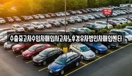 경북 성주군 성주읍 중고차매입 전문 수출중고차수입차매입사고차노후경유차법인차매입센타