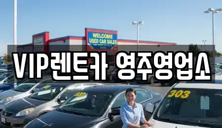 경북 영주시 장수면 렌트카 전문 VIP렌트카 영주영업소