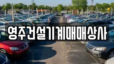 경북 영주시 하망동 중고차 전문 영주건설기계매매상사