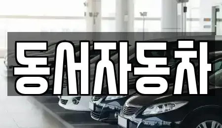 경상북도 김천시 백옥동 중고차 전문 동서자동차