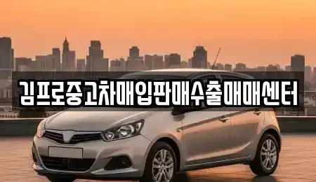 경상북도 상주시 중고차매입 전문 김프로중고차매입판매수출매매센터