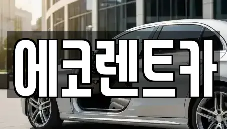 광주 북구 삼각동 렌트카 전문 에코렌트카