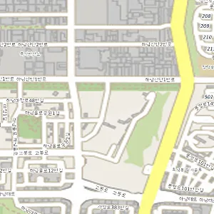 광주광역시 광산구 흑석동 중고차 하남모터스 위치