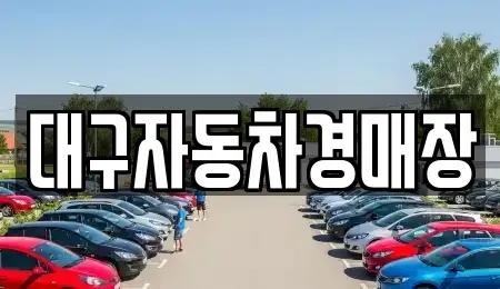 대구광역시 달서구 중고차 전문 대구자동차경매장