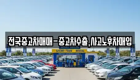 대전 중구 은행동 중고차매매 전문 전국중고차매매-중고차수출,사고노후차매입