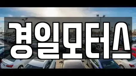 부산광역시 동래구 사직동 중고차매매 전문 경일모터스