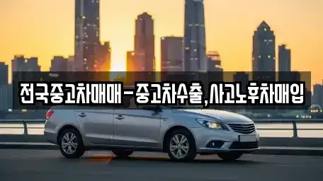 부산광역시 동래구 사직동 중고차매입 전문 전국중고차매매-중고차수출,사고노후차매입