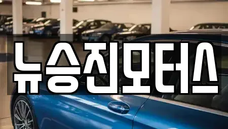 서울 광진구 중곡동 중고차 전문 뉴승진모터스