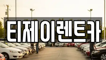 서울 용산구 도원동 렌트카 전문 티제이렌트카