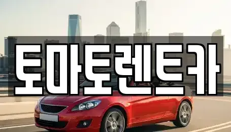 서울 은평구 역촌동 렌트카 전문 토마토렌트카