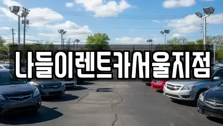 서울특별시 광진구 군자동 렌트카 전문 나들이렌트카서울지점