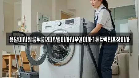 용달이사원룸투룸오피스텔이사사무실이사1톤트럭반포장이사