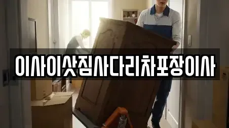 이사이삿짐사다리차포장이사