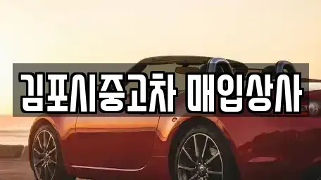 인천 계양구 평동 중고차매입 전문 김포시중고차 매입상사