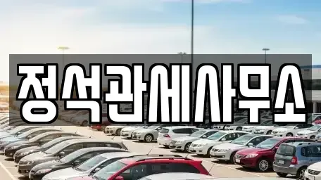 인천 중구 신흥동3가 중고차 전문 정석관세사무소